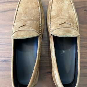 Tod’s men suede tan loafer’s